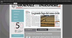Desktop Screenshot of giornaleingegnere.it